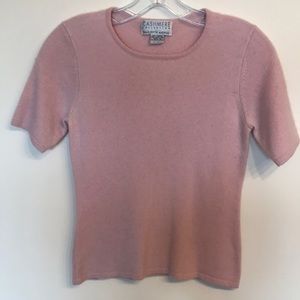 Cashmere top. Size M. Pink
